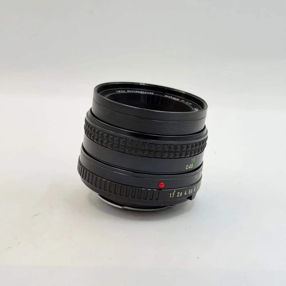 Minolta MD Rokkor 50mm f1.7 Manual Focus Prime Lens SR Mount Japan 55mm Filter